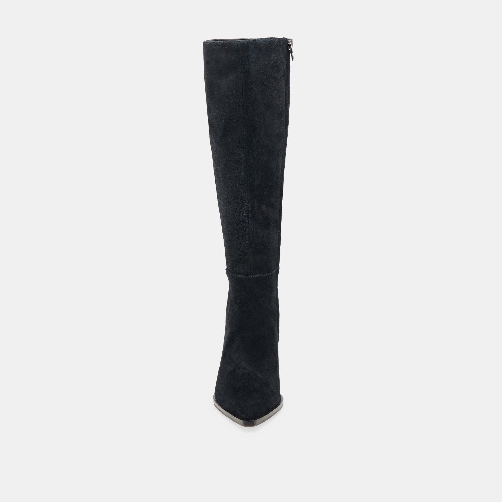 Dolce Vita AUGGIE WIDE CALF BOOTS ONYX SUEDE