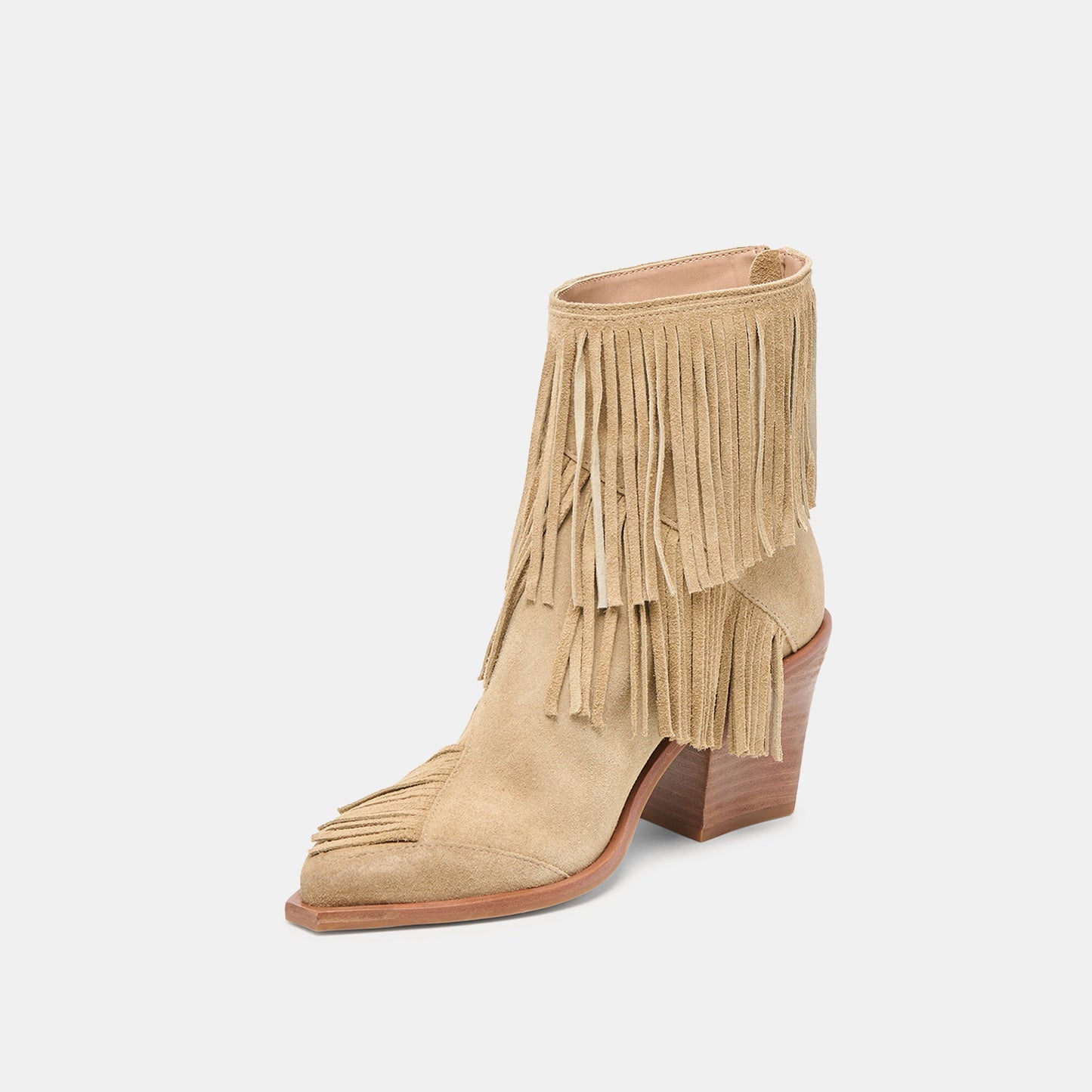 Dolce Vita Torey Dk Taupe Suede Booties