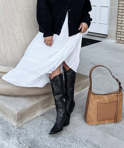 Dolce Vita SAMSIN BOOTS BLACK LEATHER