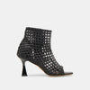 BLACK WOVEN LEATHER