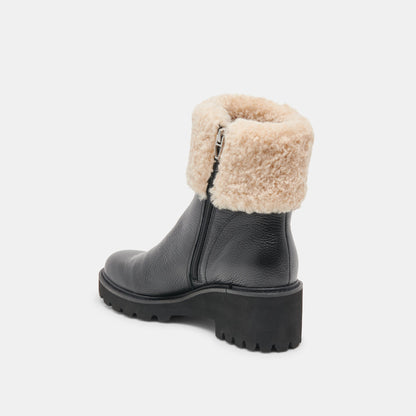 Dolce Vita Hug H2O Waterproof Black Leather Boots