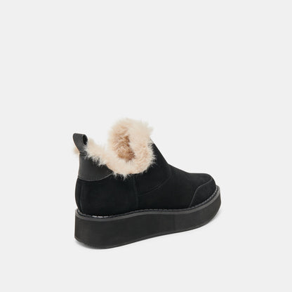 Dolce Vita Ardy Plush H2O Waterproof Onyx Suede Booties