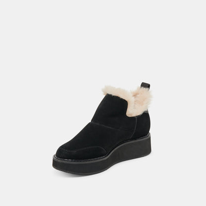 Dolce Vita Ardy Plush H2O Waterproof Onyx Suede Booties