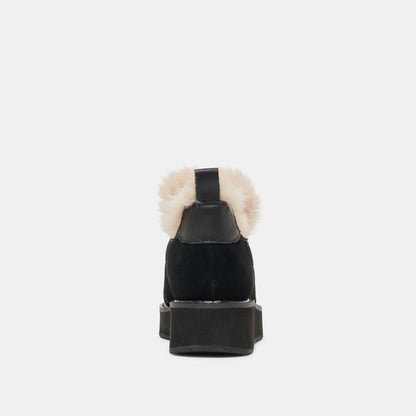 Dolce Vita Ardy Plush H2O Waterproof Onyx Suede Booties