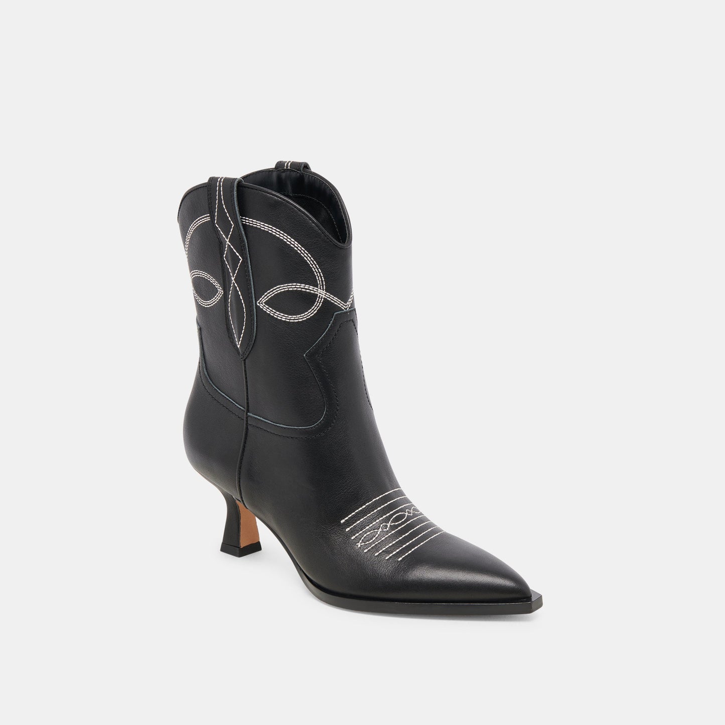 Dolce Vita ANGEL BOOTIES BLACK WHITE LEATHER