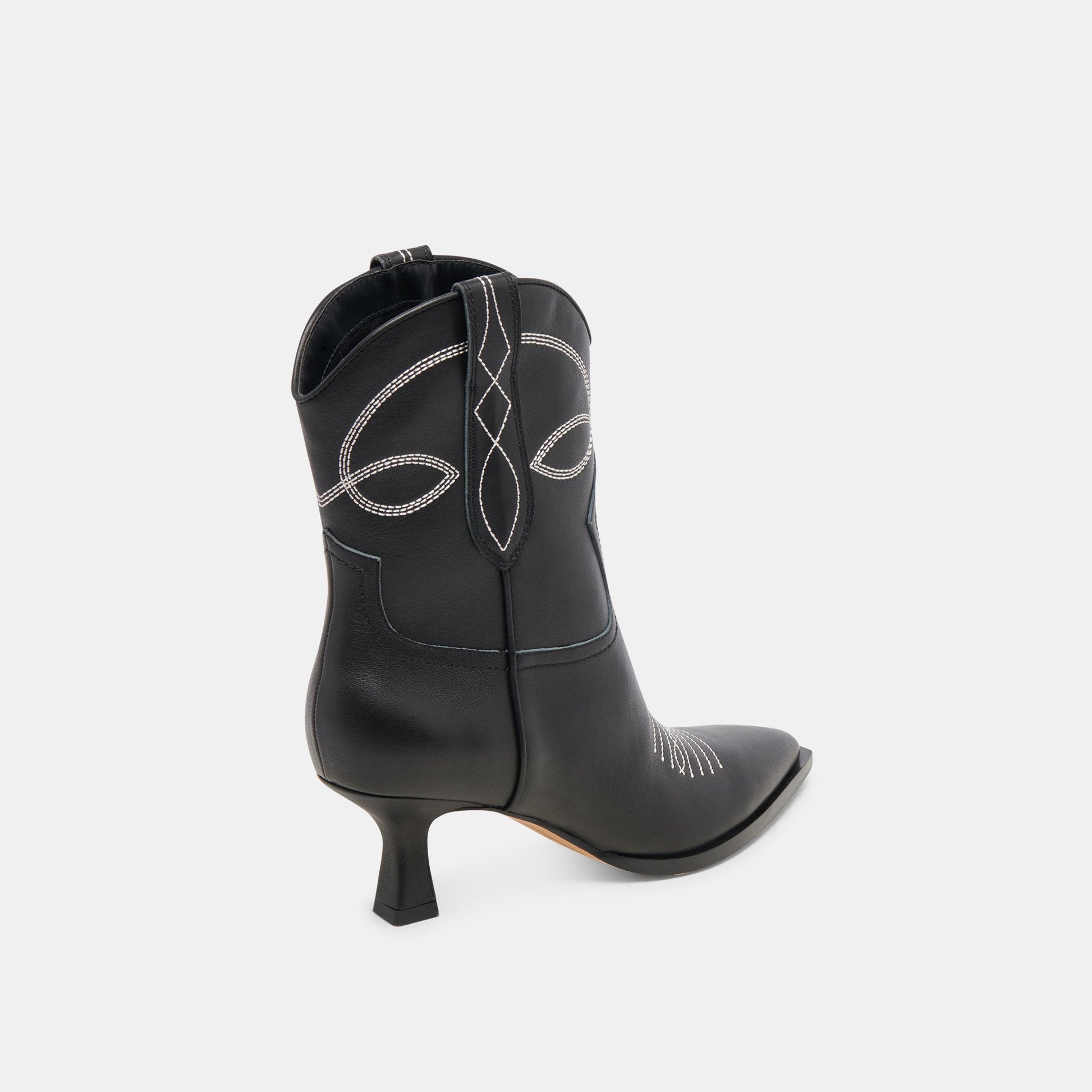 Dolce Vita ANGEL BOOTIES BLACK WHITE LEATHER