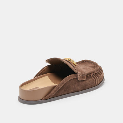 Dolce Vita Jodero Dk Brown Suede Flats