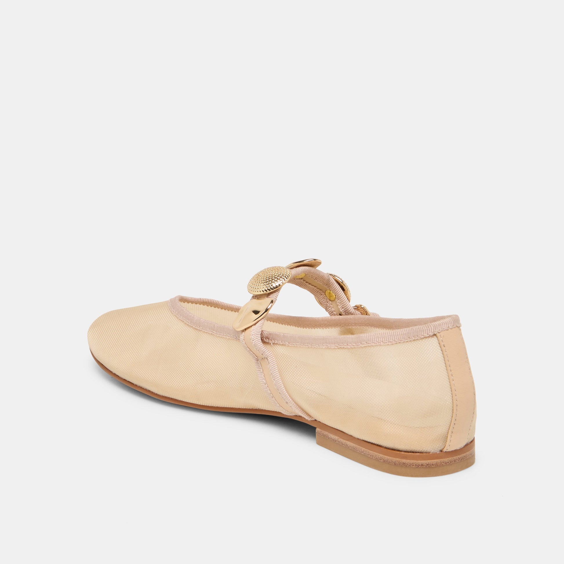 Dolce Vita Relan French Vanilla Mesh Ballet Flats