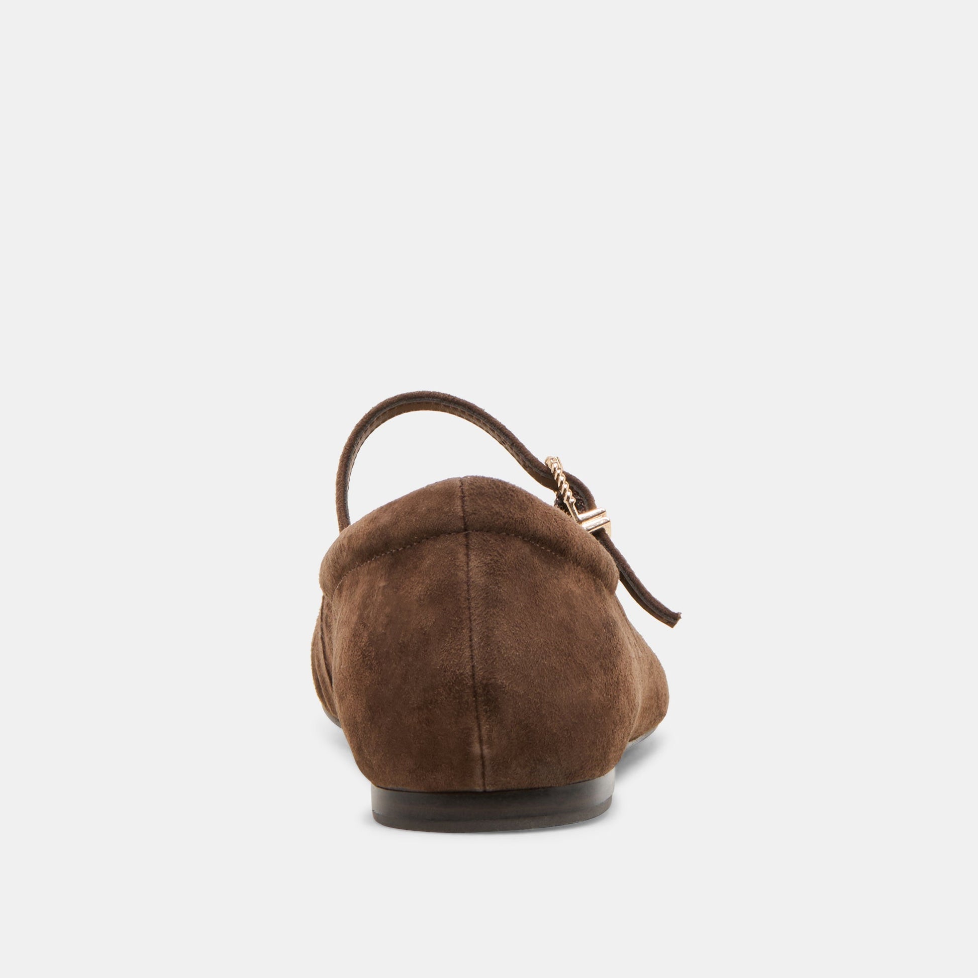 Dolce Vita Reyes Dk Brown Suede Ballet Flats