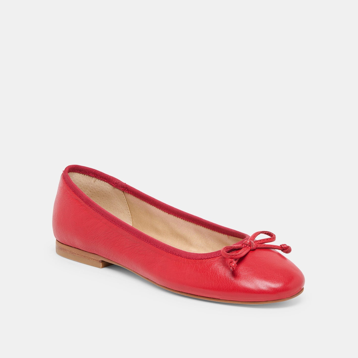 Dolce Vita Ritla Cherry Leather Ballet Flats