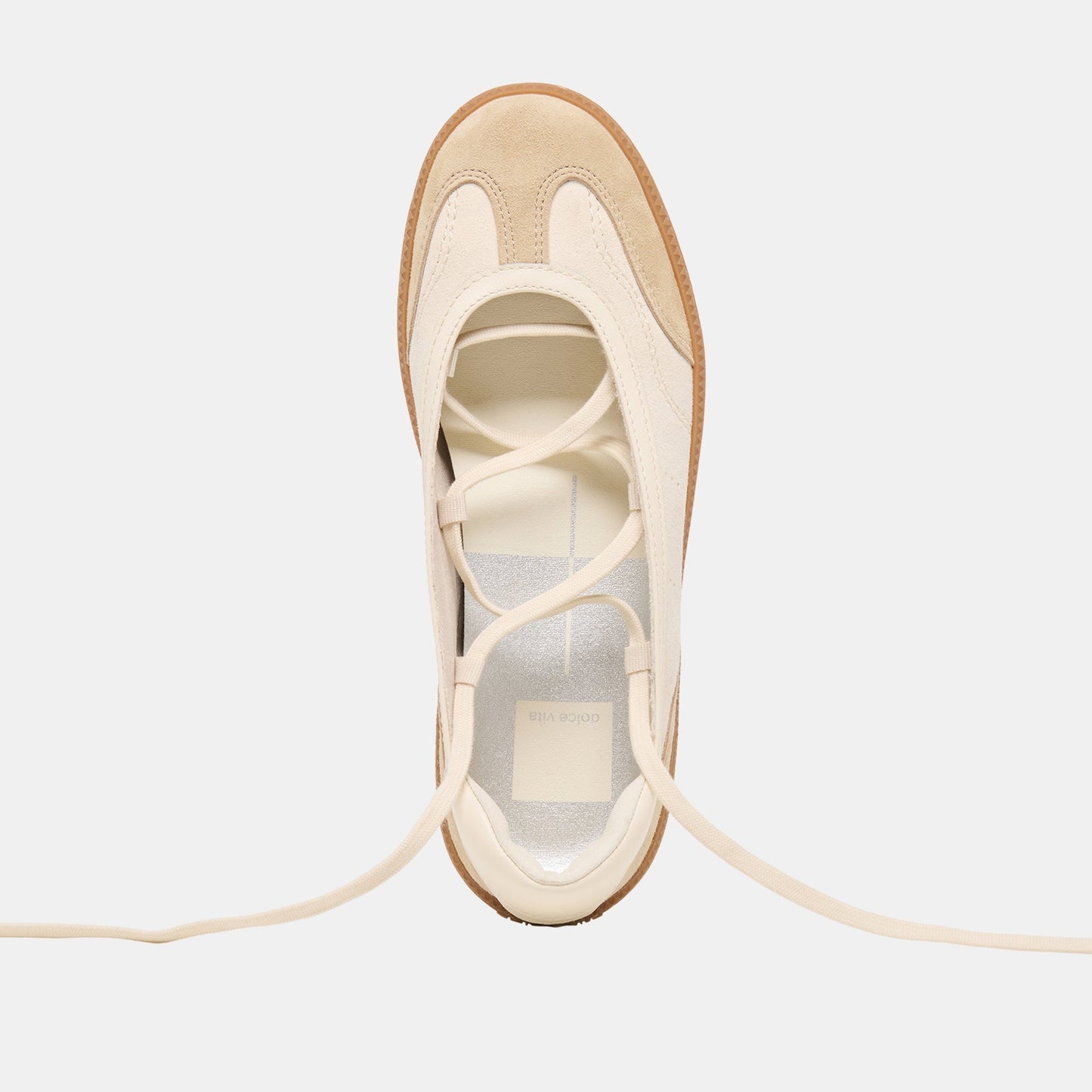Dolce Vita Nyomie Ivory Multi Leather Sneakers