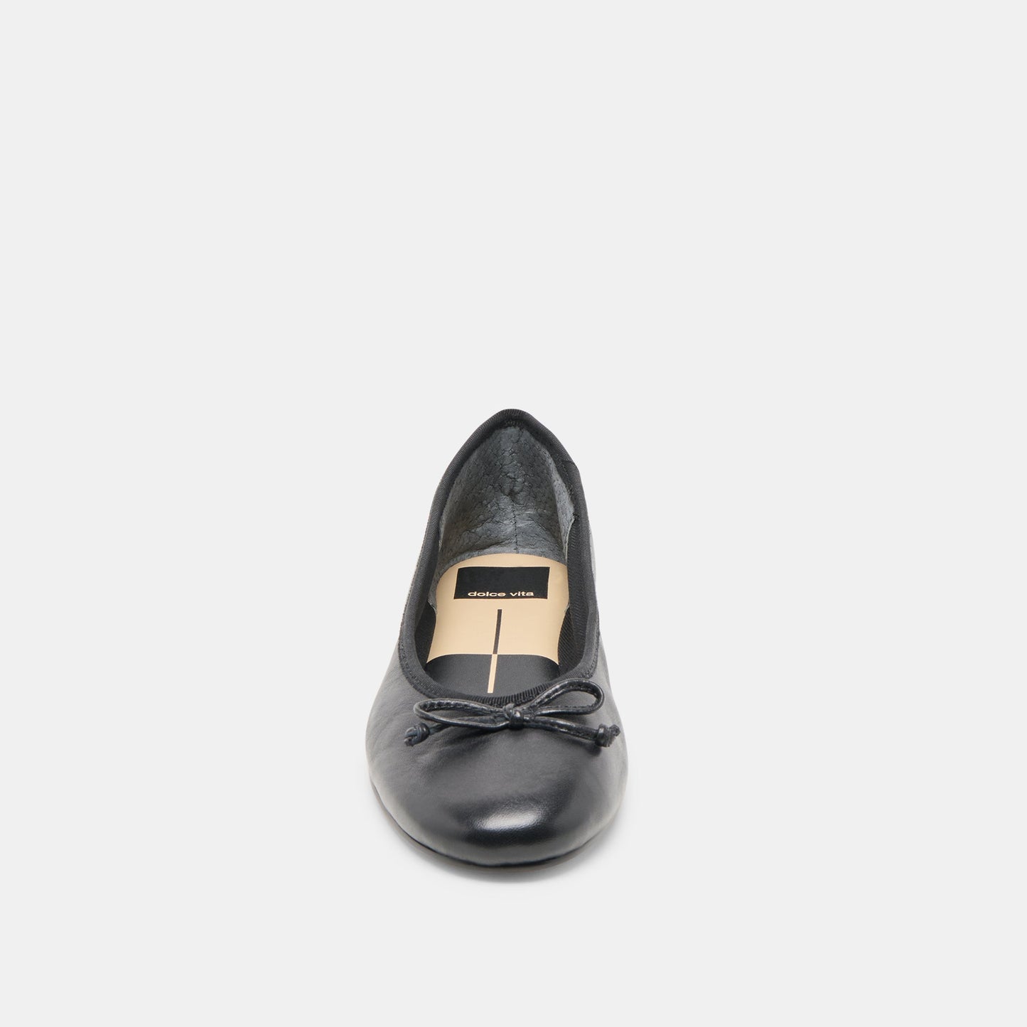 Dolce Vita Ritla Black Leather Ballet Flats