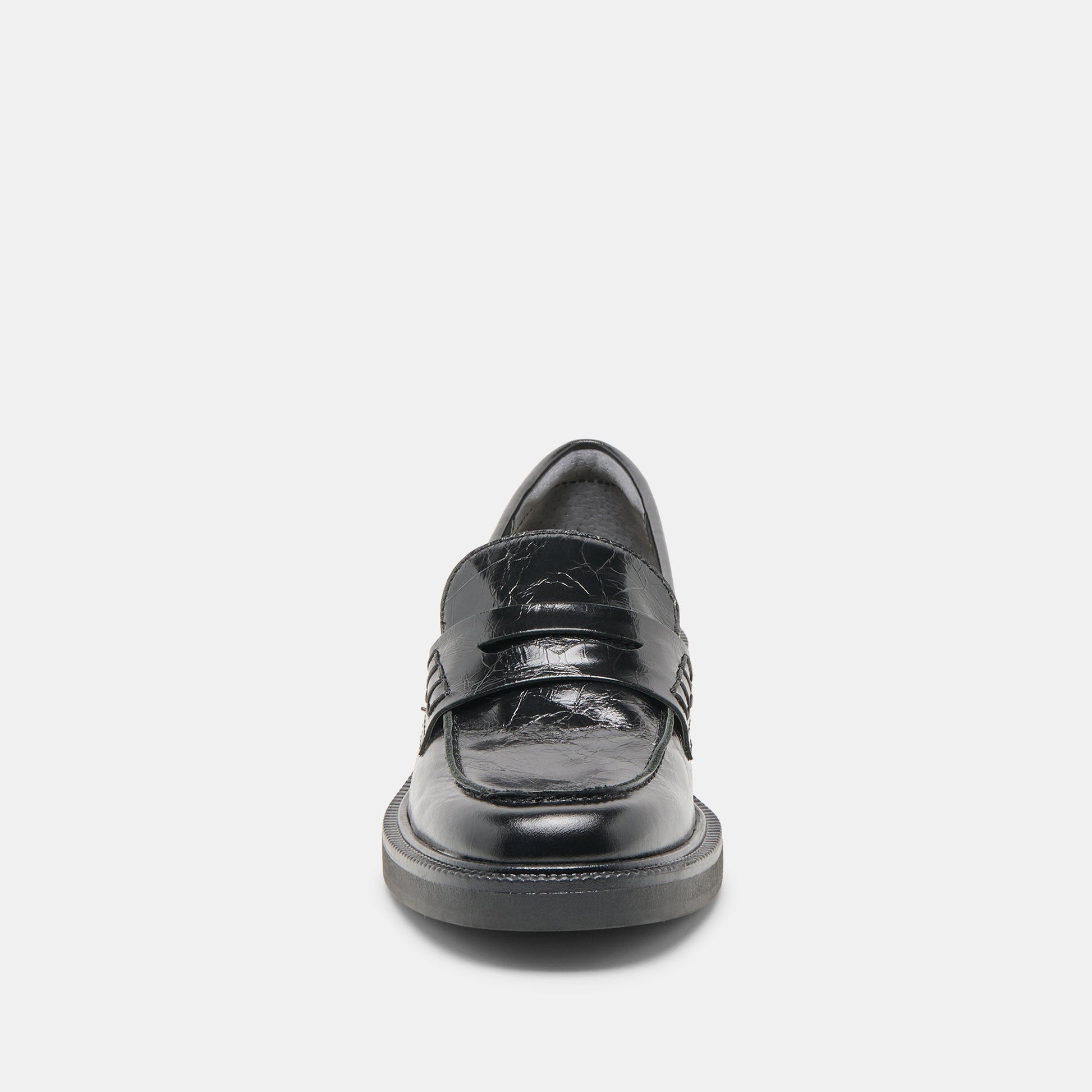 Dolce Vita Tiggy Midnight Crinkle Patent Loafers
