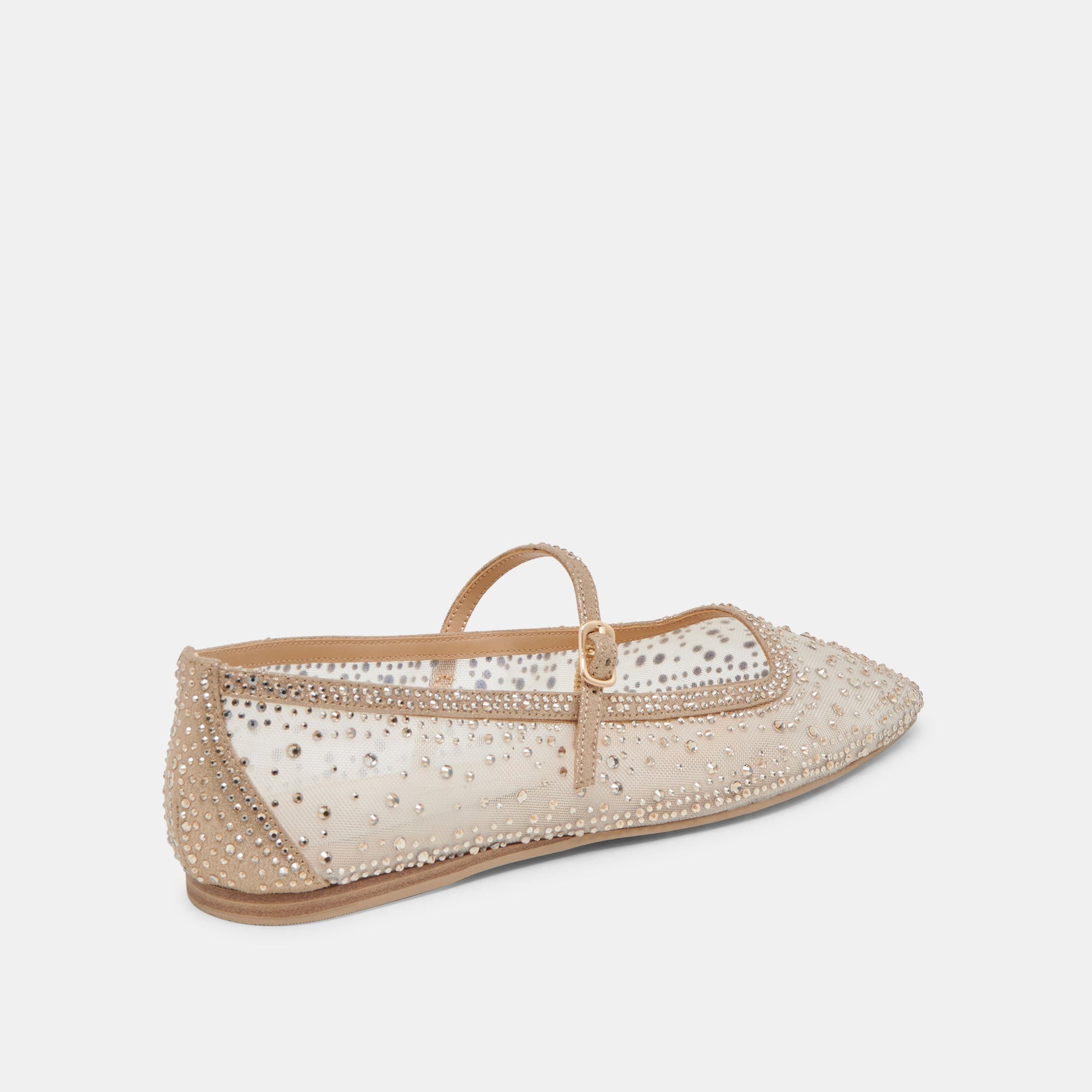 Dolce Vita REYES CRYSTAL BALLET FLATS GOLD MESH