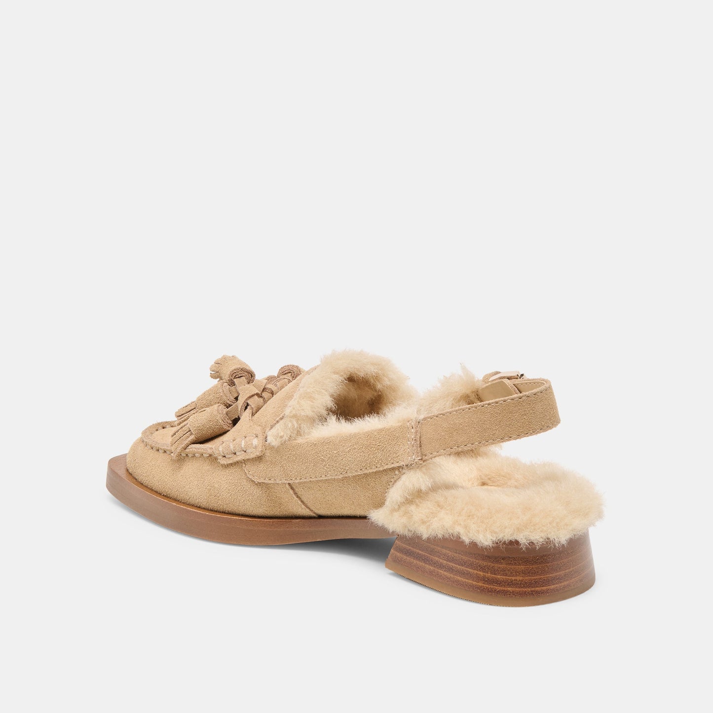 Dolce Vita Hamlit Plush Dk Taupe Suede Loafers