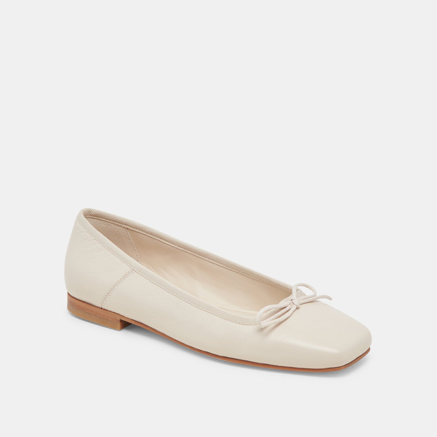 Dolce Vita Anisa Ballet Flats CREME CRINKLE PATENT
