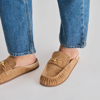 Dolce Vita Jodero Lt Brown Suede Flats