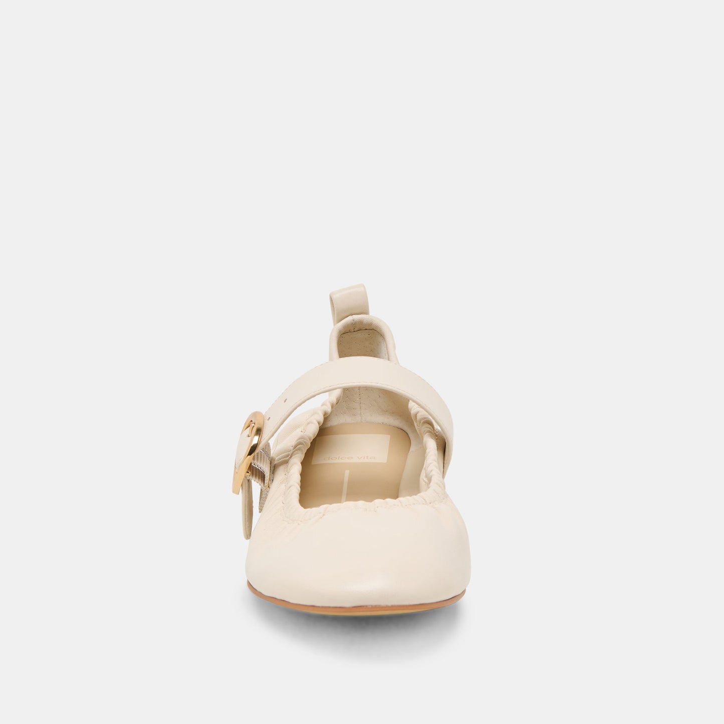 Dolce Vita Caely Bone Leather Ballet Flats