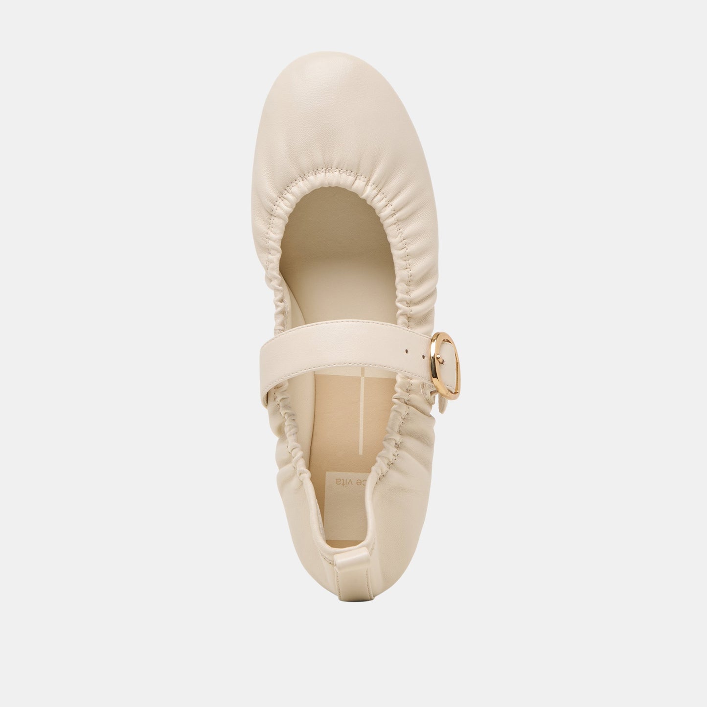 Dolce Vita Caely Bone Leather Ballet Flats