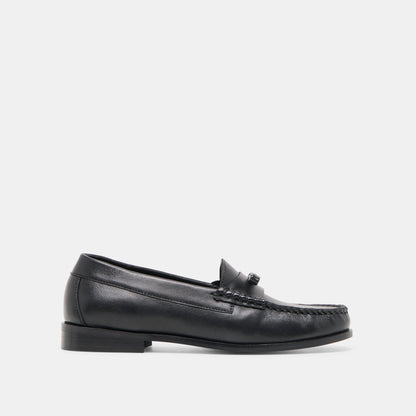 Dolce Vita Barney Black Leather Loafers