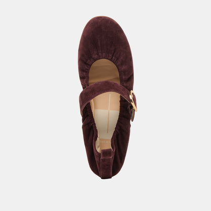 Dolce Vita CAELY BALLET FLATS MULBERRY SUEDE