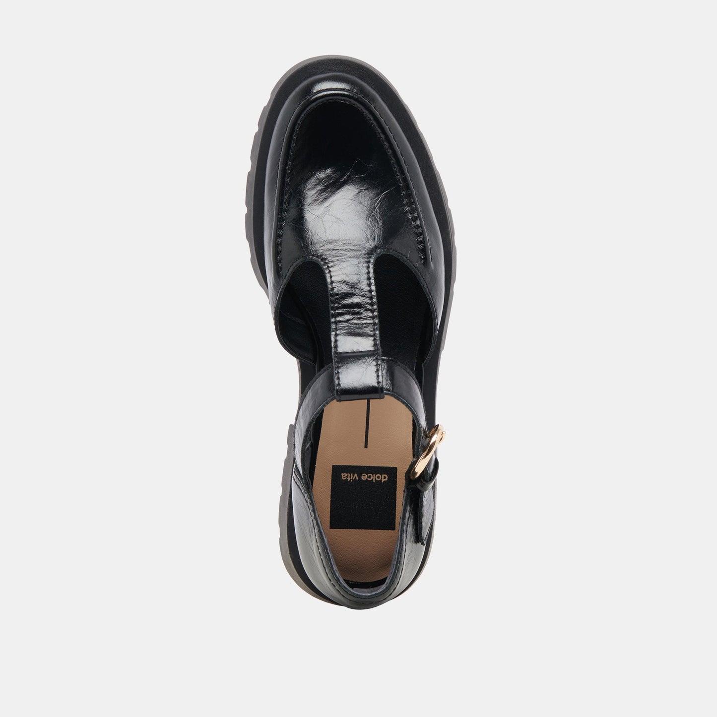 Dolce Vita EMILIO FLATS MIDNIGHT CRINKLE PATENT LEATHER