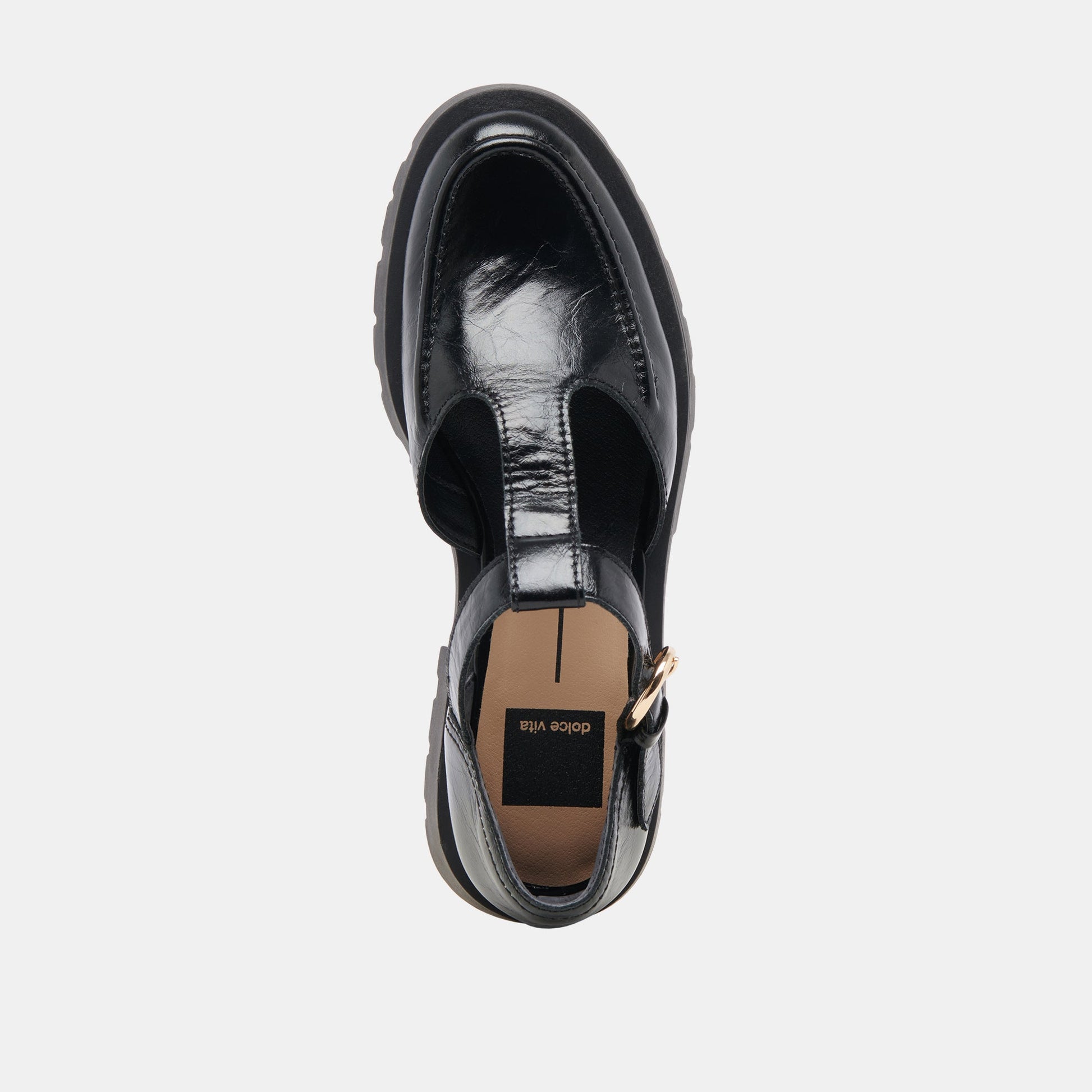 Dolce Vita EMILIO FLATS MIDNIGHT CRINKLE PATENT LEATHER