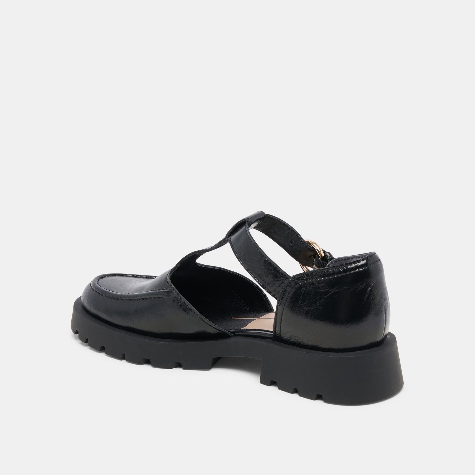 Dolce Vita EMILIO FLATS MIDNIGHT CRINKLE PATENT LEATHER