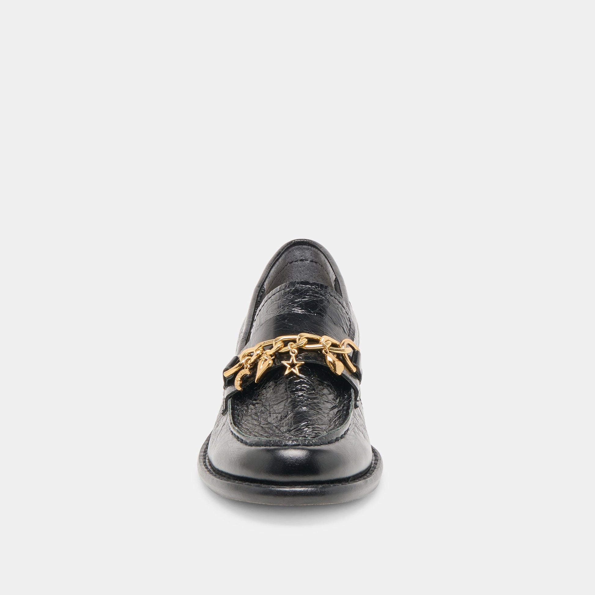 Dolce Vita Waylen Midnight Crinkle Patent Loafers