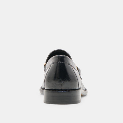 Dolce Vita Waylen Midnight Crinkle Patent Loafers