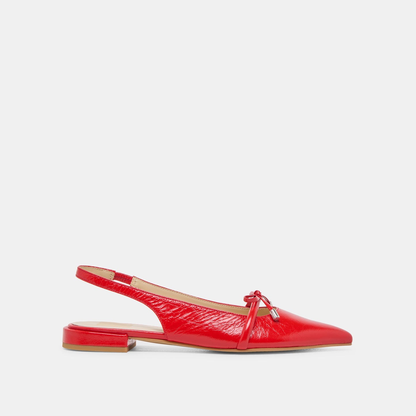 Dolce Vita Payge Chili Crinkle Patent Flats