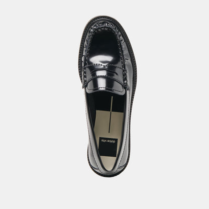 Dolce Vita Merek Midnight Boxleather Loafers