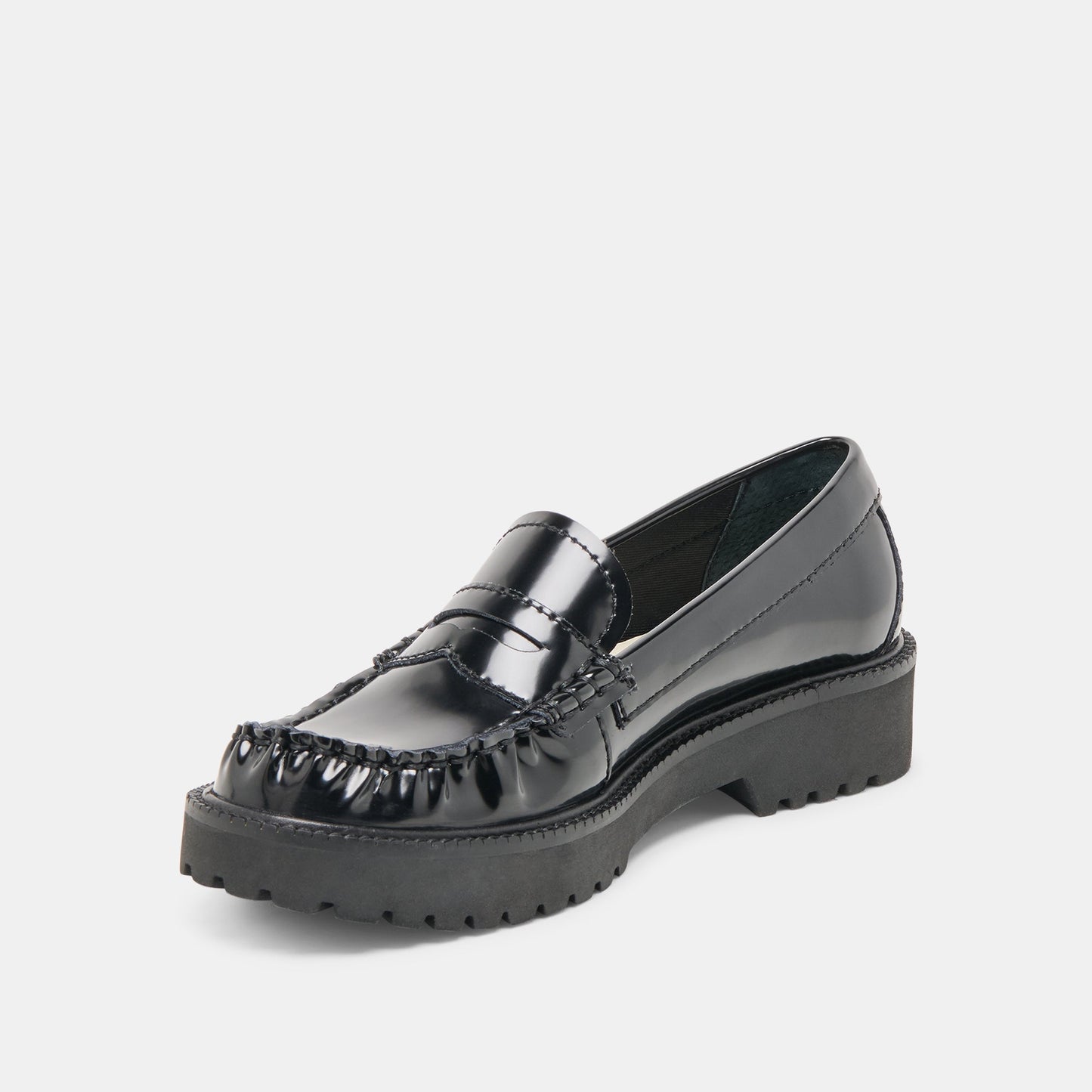 Dolce Vita Merek Midnight Boxleather Loafers