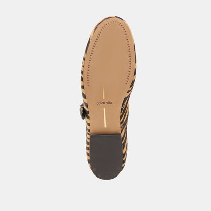 Dolce Vita Roslyn Tiger Calf Hair Ballet Flats