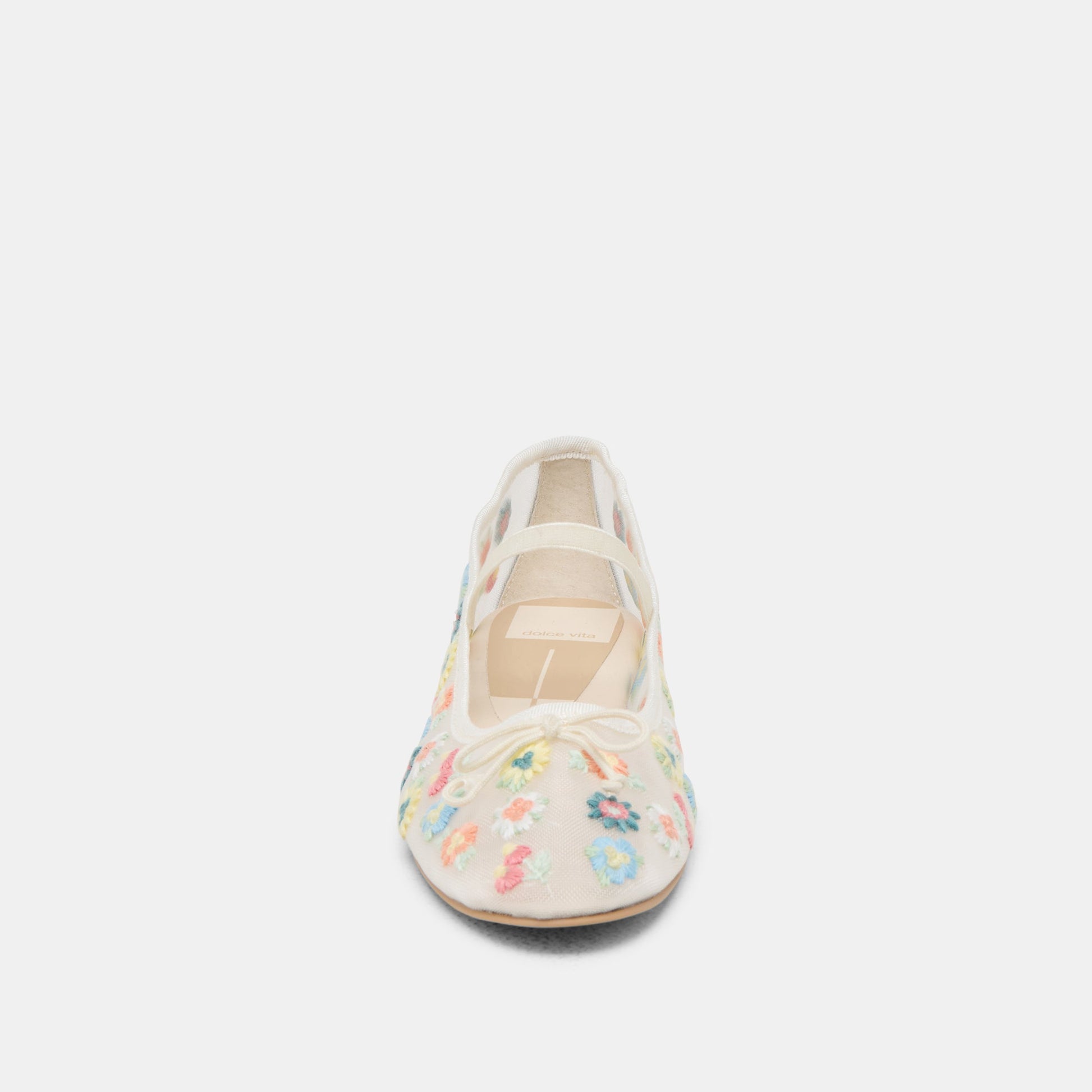 Dolce Vita CADEL FLORAL BALLET FLATS IVORY FLORAL MESH