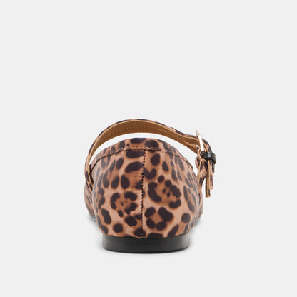 Dolce Vita Gibsen Dk Leopard Satin Ballet Flats