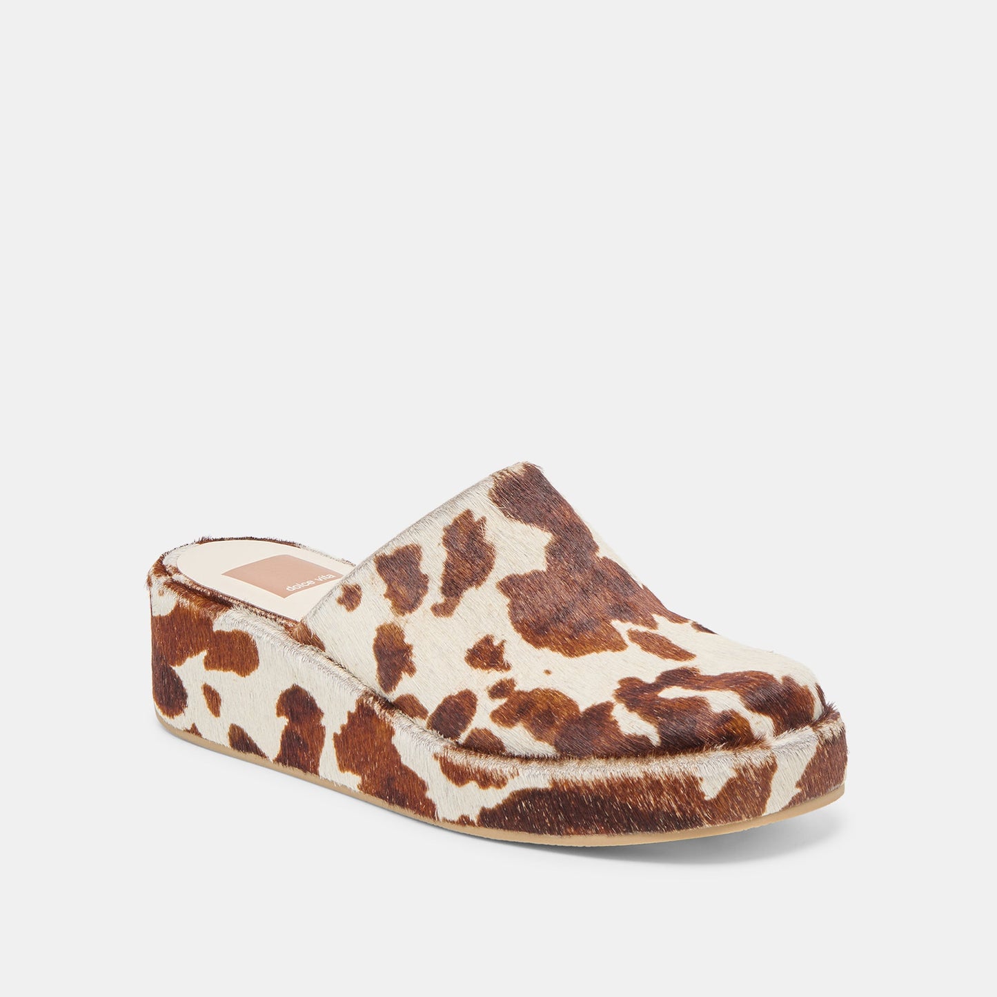 Dolce Vita Rosita Cocoa Taurus Calf Hair Flats