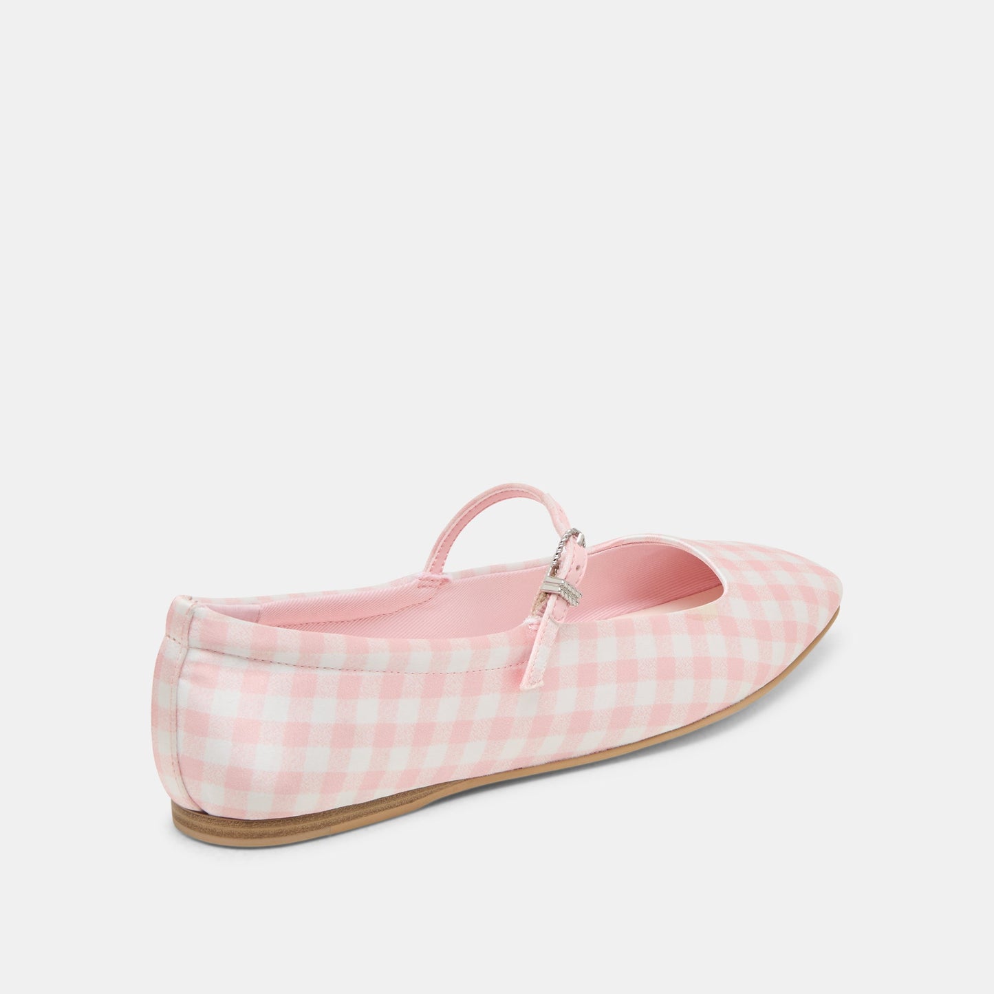Dolce Vita Reyes X Byrdie Golf Pink Plaid Gingham Ballet Flats