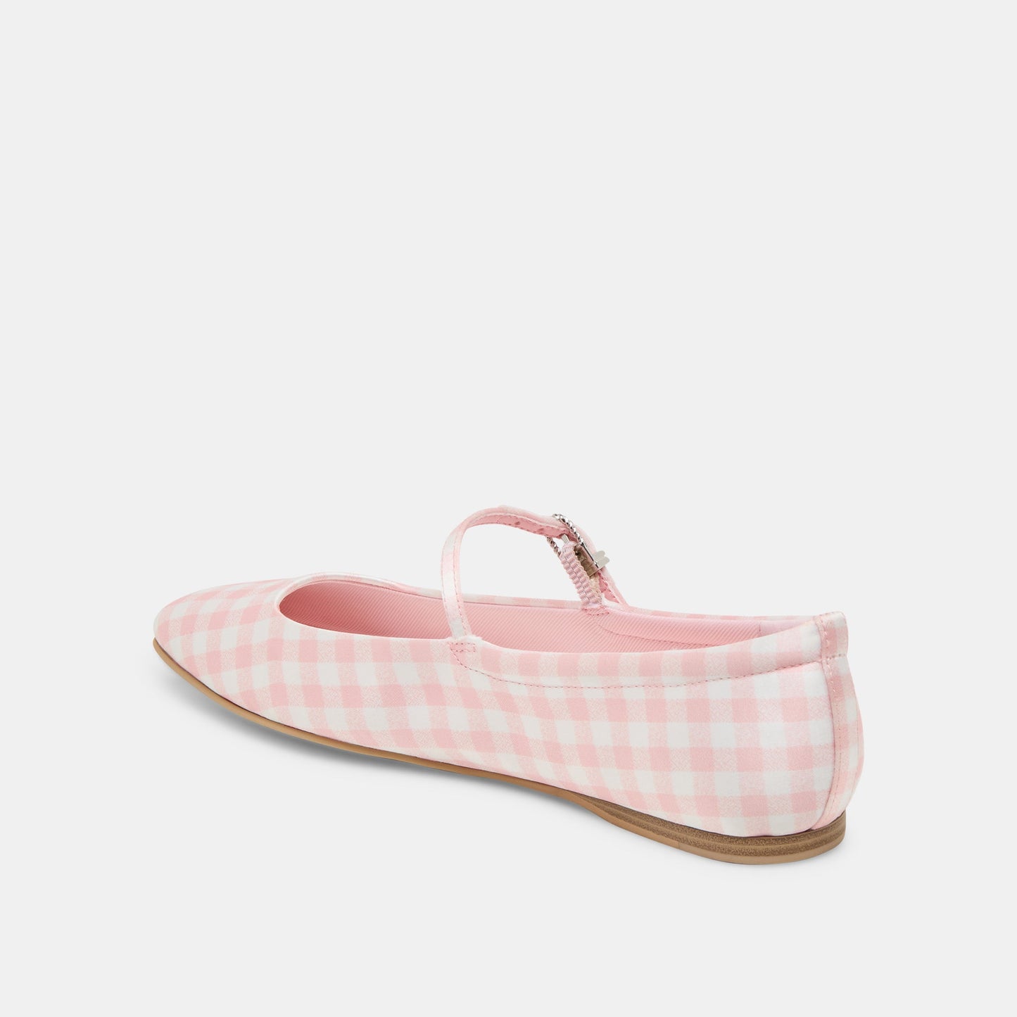 Dolce Vita Reyes X Byrdie Golf Pink Plaid Gingham Ballet Flats