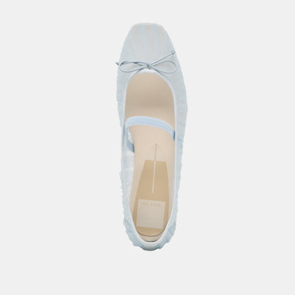 Dolce Vita Raeven Light Blue Tulle Ballet Flats