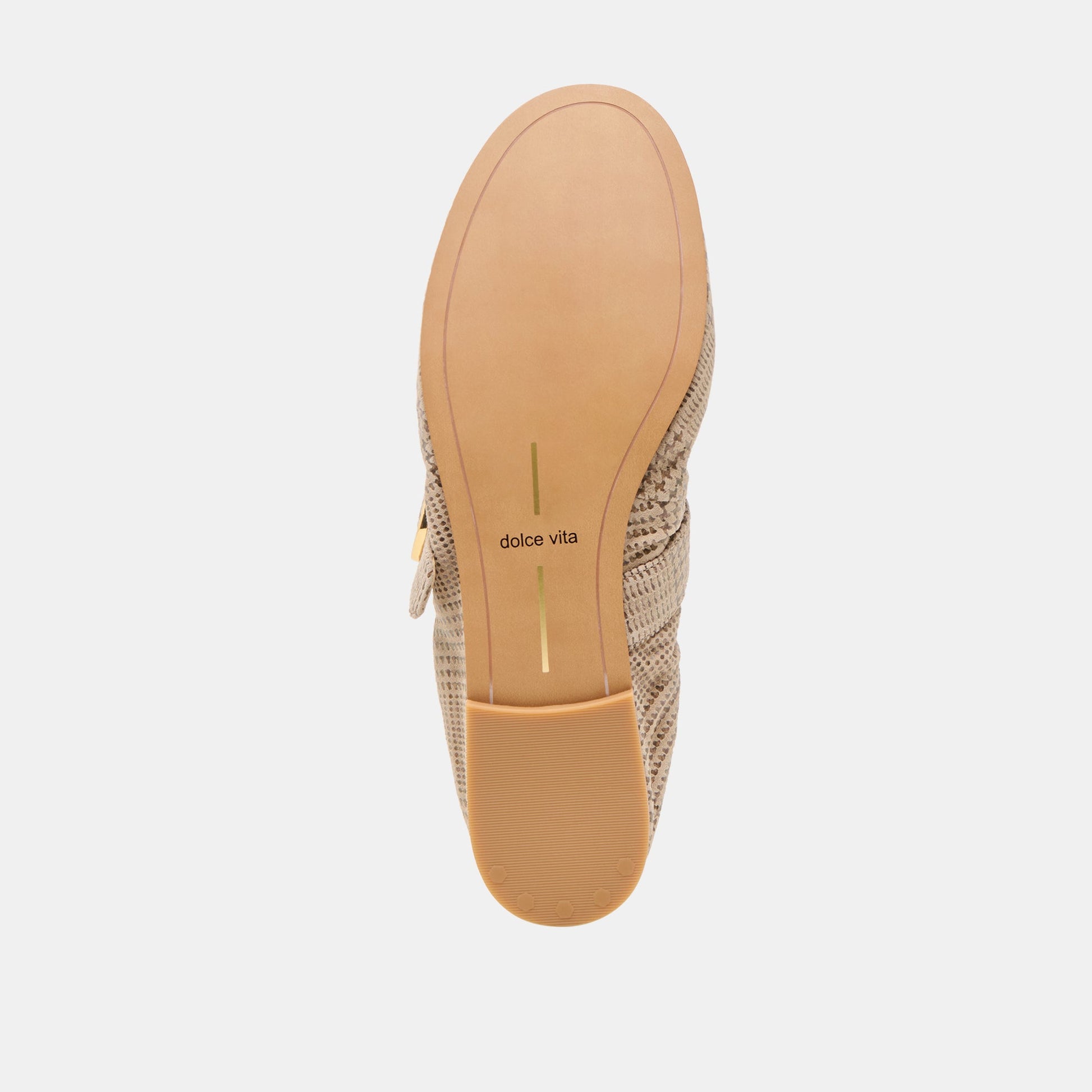 Dolce Vita Caely Herringbone Printed Suede Ballet Flats