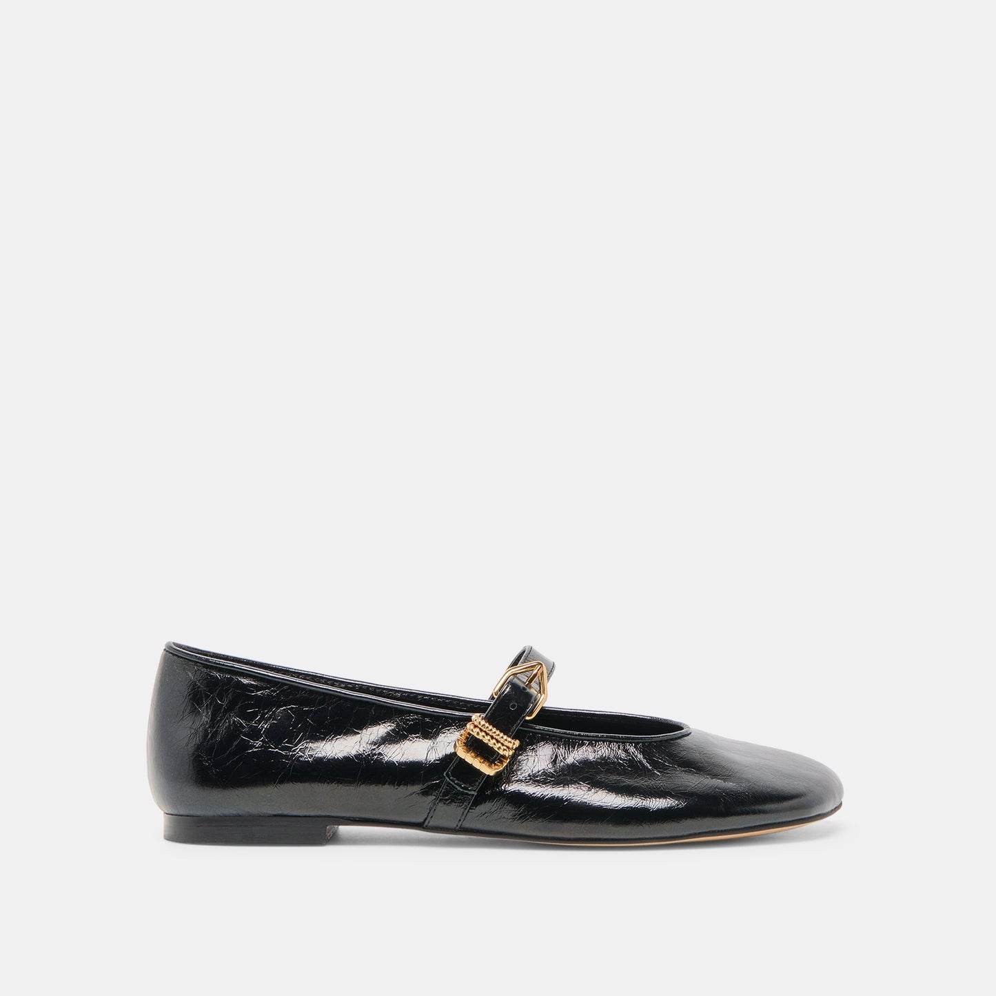 Dolce Vita Alizza Midnight Crinkle Patent Ballet Flats