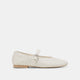 TRUE WHITE WOVEN LEATHER