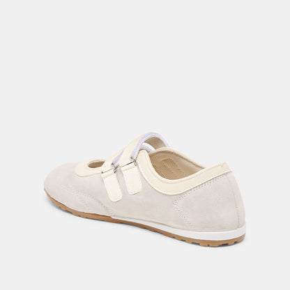 Dolce Vita Swan Taupe Suede Sneakers