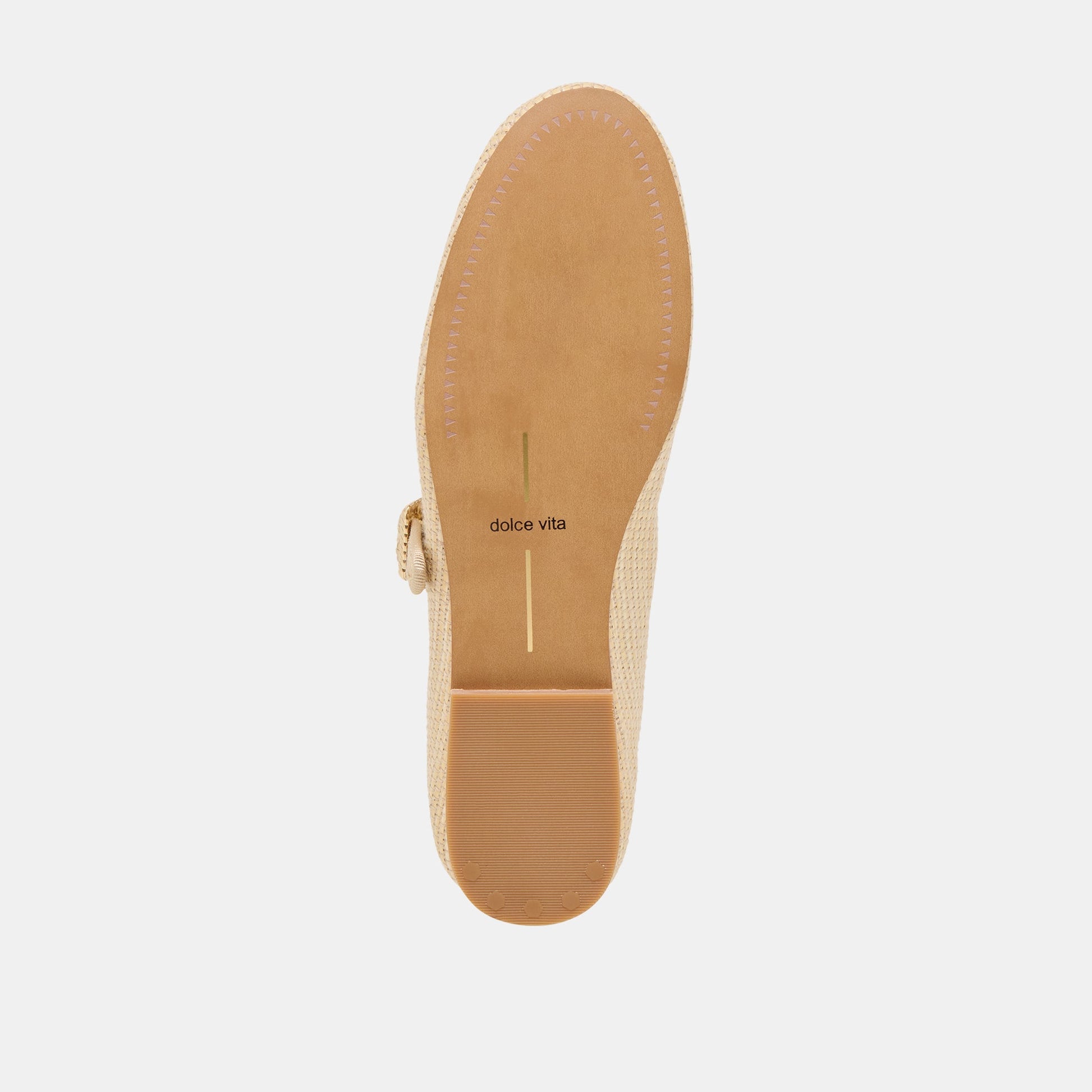 Dolce Vita RELAN BALLET FLATS LT NATURAL RAFFIA