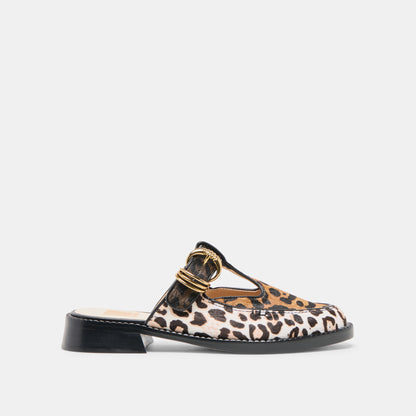 Dolce Vita Harlah Leopard Multi Calf Hair Flats