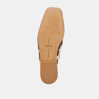 Dolce Vita Bradly Cocoa Taurus Calf Hair Flats