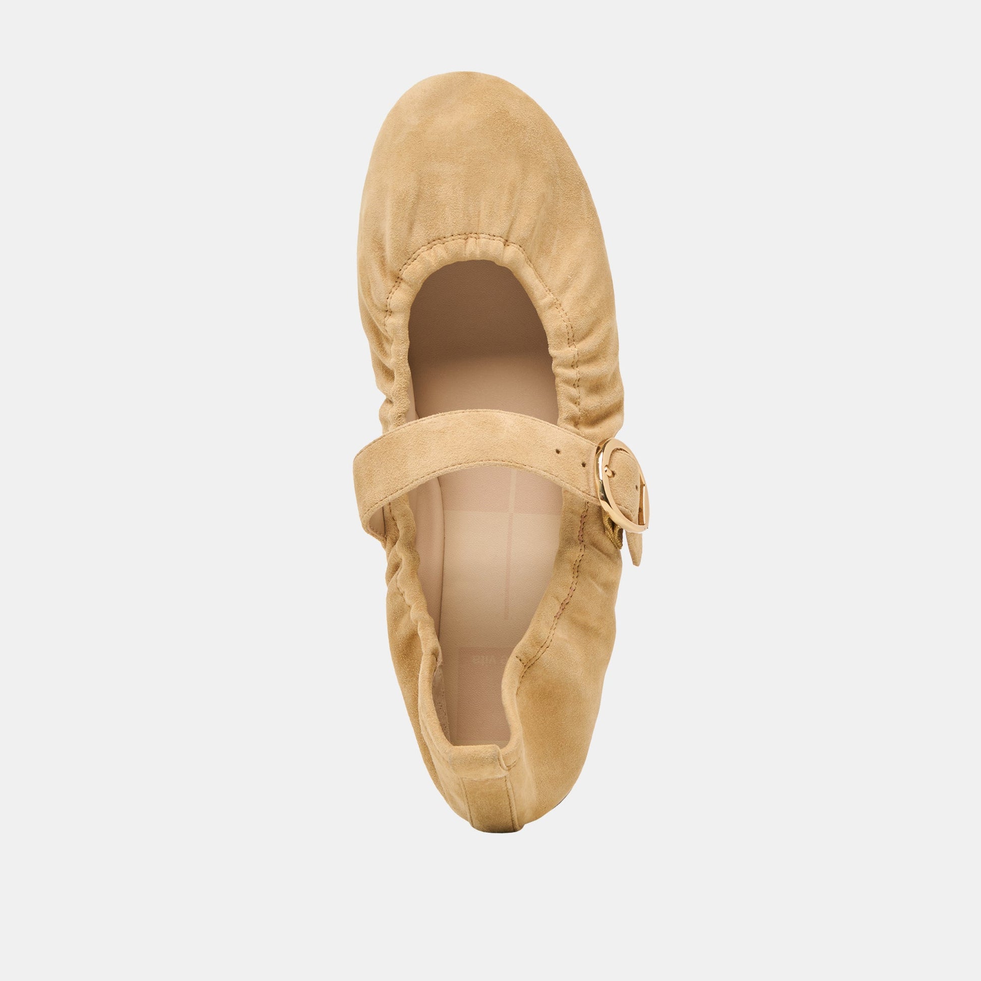 Dolce Vita Caely Honey Suede Ballet Flats