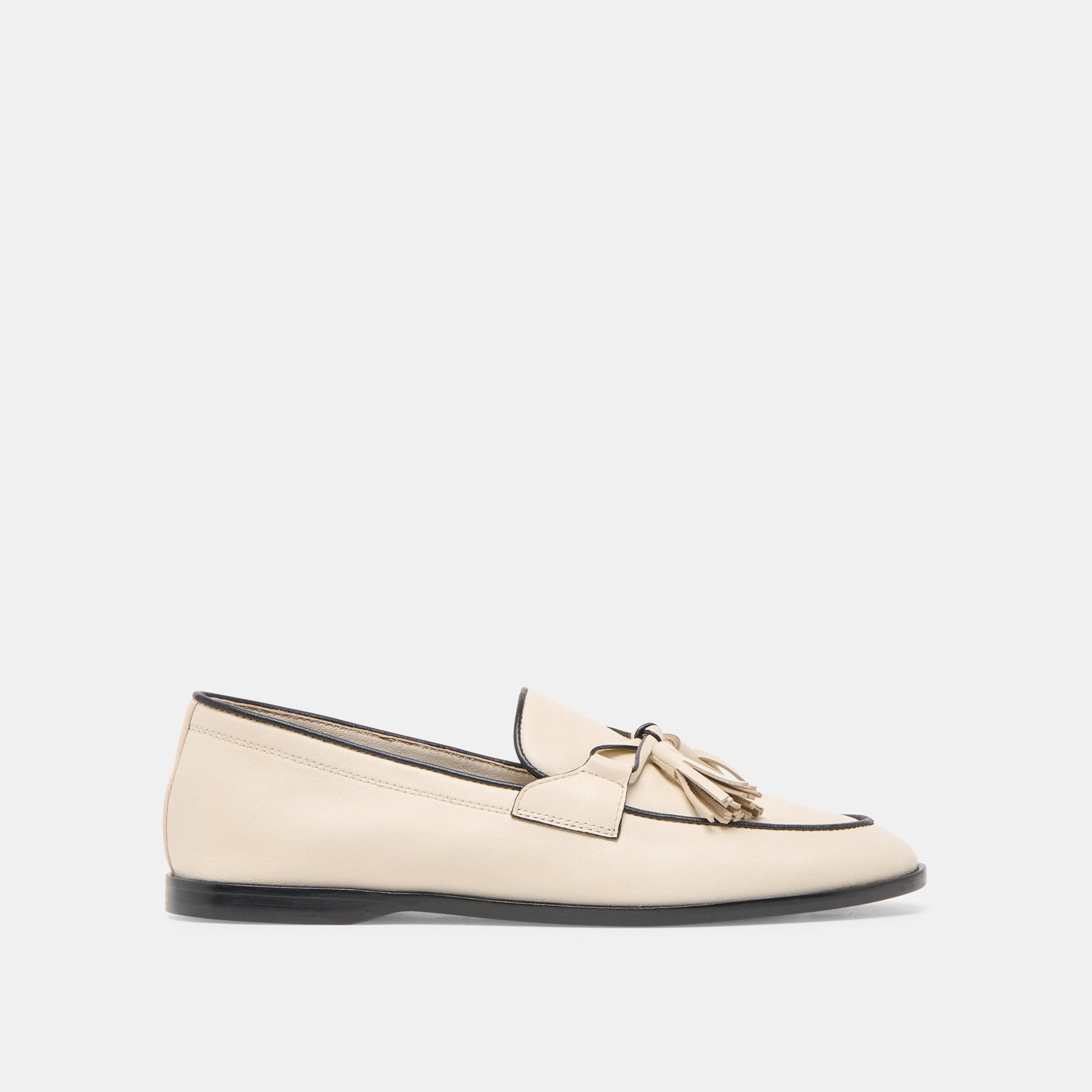 Dolce Vita Loklan Ivory Leather Loafers