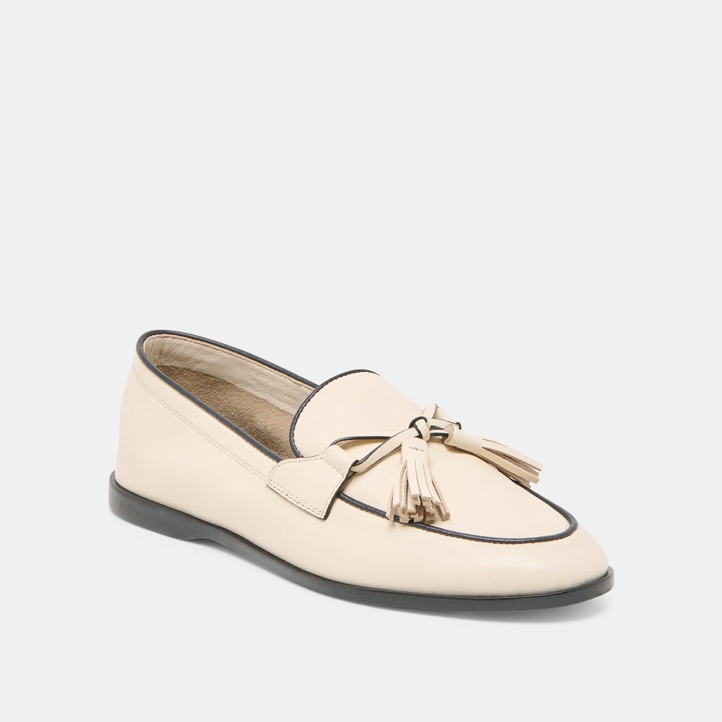 Dolce Vita Loklan Ivory Leather Loafers
